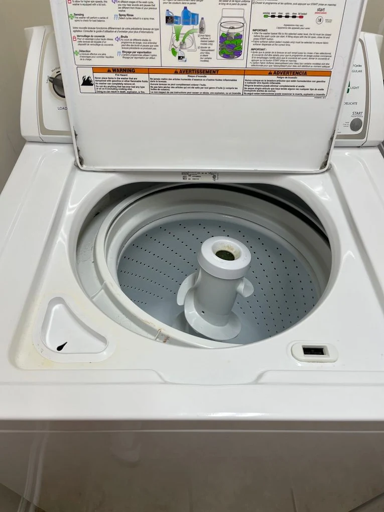 Top-load washer agitator inspection repair service Charlotte NC